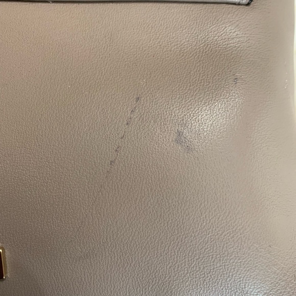 Kate Spade taupe handbag with large black bow! - Picture 6 of 6